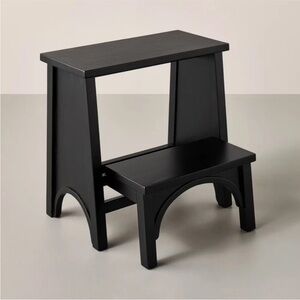 Hearth & Hand Arch Step Stool Black